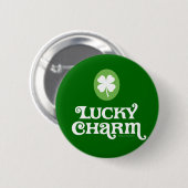 Lucky Charm St. Patrick's Day Buttons (Vorne & Hinten)