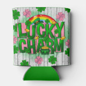 Lucky Charm St. Patrick's Day Design Dosenkühler (Rückseite)