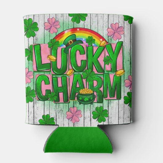 Lucky Charm St. Patrick's Day Design Dosenkühler (Rückseite)