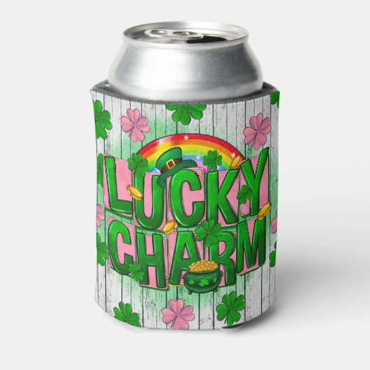 Lucky Charm St. Patrick's Day Design Dosenkühler (Kanne Rückseite)