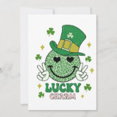 Lucky Charm St Patrick's Day Feiertagskarte (Vorderseite)