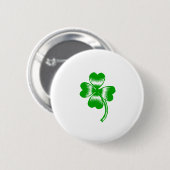 Lucky Charm St. Patrick's Day-Geschenk Button (Vorne & Hinten)