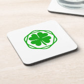 Lucky Charm St. Patrick's Day Getränkeuntersetzer (Linke Seite)
