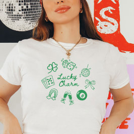 Lucky Charm St Patricks Day Lucky Clover T-Shirt