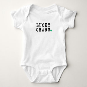 Lucky Charm St. Patricks Day Lucky Klee Baby Strampler