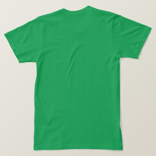 Lucky Charm St. Patrick's Day Niedlich Weiße Schri T-Shirt (Design Rückseite)