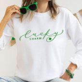 Lucky Charm St. Patrick's Day Niedliches grünes Sk Sweatshirt