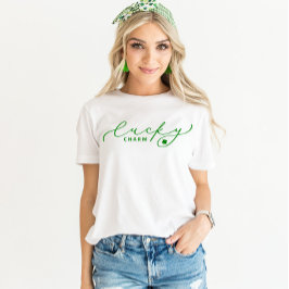 Lucky Charm St. Patrick's Day Niedliches grünes Sk T-Shirt