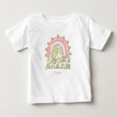 Lucky Charm St. Patrick's Day Personalisiert Girl Baby T-shirt (Vorderseite)