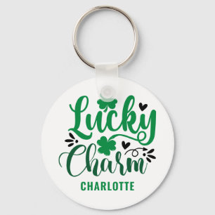 Lucky Charm St Patricks Day Personalisierter Schlü Schlüsselanhänger