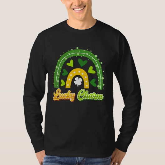 Lucky Charm St Patrick's Day T-Shirt (Vorderseite)
