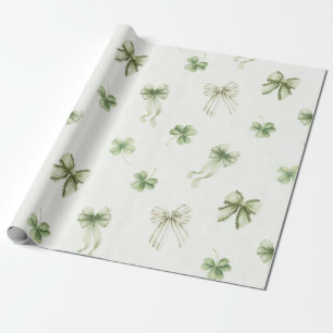 Lucky Charm St. Patricks Glückliches Kleines Kleeb Geschenkpapier