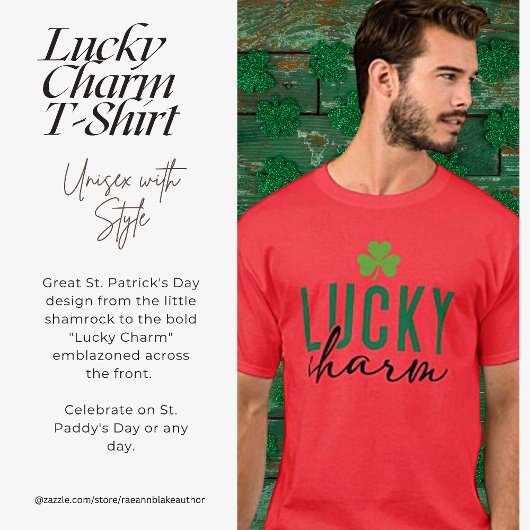 Lucky Charm und Kleeblatt Unisex T - Shirt