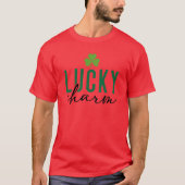 Lucky Charm und Kleeblatt Unisex T - Shirt (Vorderseite)
