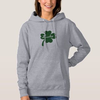 Lucky Charm Vier-Leaf Klee Hoodie