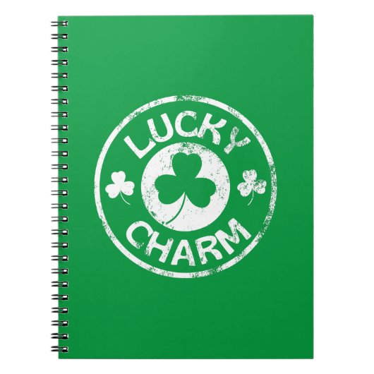 Lucky Charm Vintag St Patrick's Day Notizblock (Vorderseite)