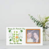 Lucky Charme Klee Kleeblatt Wirbel (Stehend Vorderseite)