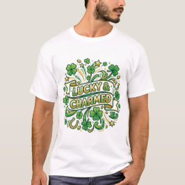 Lucky & Charmed St. Patrick’s Day-Shirt T-Shirt