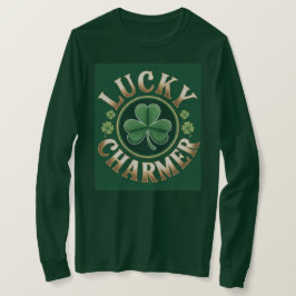 Lucky Charmer Basic Langarm T-Shirt