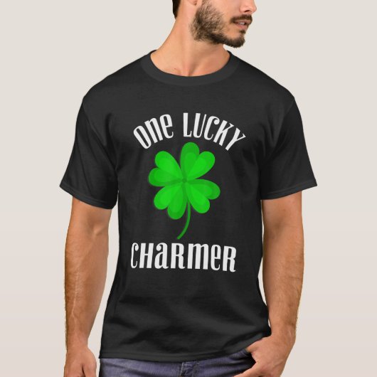 LUCKY CHARMER Funny St. Patrick's Day Boys Kids Gi T-Shirt (Vorderseite)