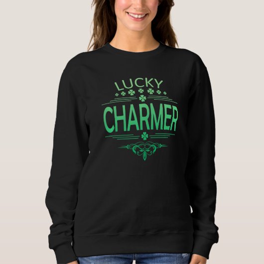 Lucky Charmer Funny St. Patrick's Day Shirt Boy Ki (Vorderseite)