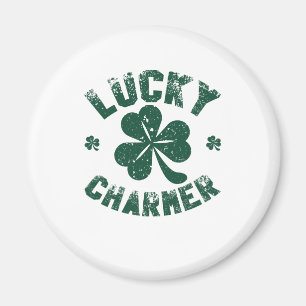 Lucky Charmer Kleeblatt Lustiger St. Patrick's Tag Magnet