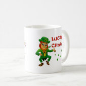 Lucky Charmer Lustiger St. Patrick's Day Kaffeetasse (VorderseiteRechts)
