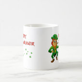 Lucky Charmer Lustiger St. Patrick's Day Kaffeetasse (Mittel)