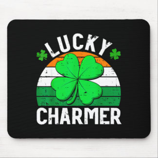 Lucky charmer shirts boys kids girls funny st mousepad