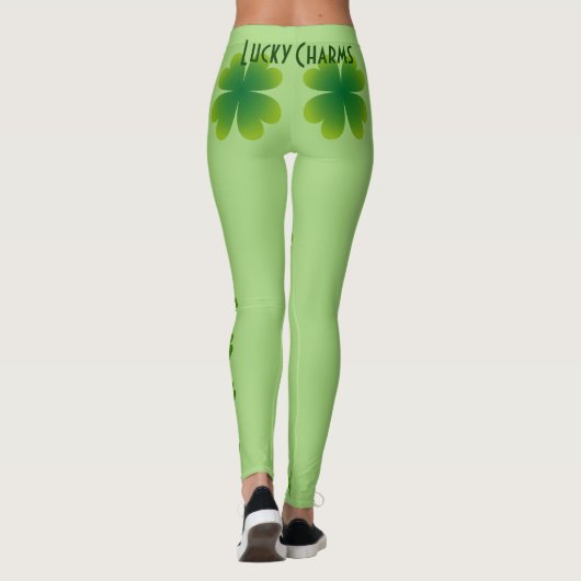 Lucky Charms Kleeblatt Leggings (Rückseite)