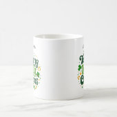 Lucky Charms lehren - Personalisierte St. Patrick' Kaffeetasse (Mittel)