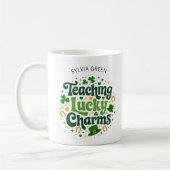 Lucky Charms lehren - Personalisierte St. Patrick' Kaffeetasse (Links)