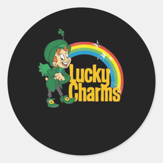 Lucky Charms Lucky Charms Runder Aufkleber (Vorderseite)