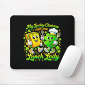 Lucky Charms nennt Lunch Lady St. Patricks Day Mousepad (Mit Mouse)