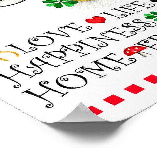 Lucky Charms Poster (Ecke)