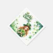 Lucky Charms St Patrick's Day Paper Napkin Serviette (Ecke)