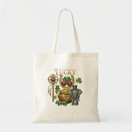 Lucky Charms und Glückssymbole St. Patricks Tragetasche
