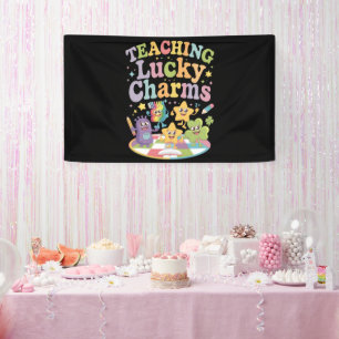Lucky Charms unterrichten Lehrer St Patricks Day Banner