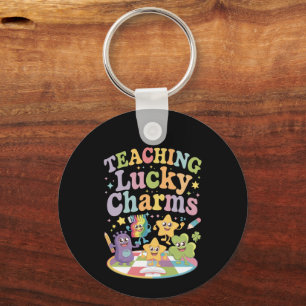 Lucky Charms unterrichten Lehrer St Patricks Day Schlüsselanhänger