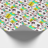 Lucky Chinese Cat Geschenkpapier (Ecke)