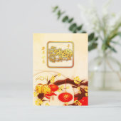 Lucky Chinese Ox New Year 2021 VPostC Postkarte (Stehend Vorderseite)