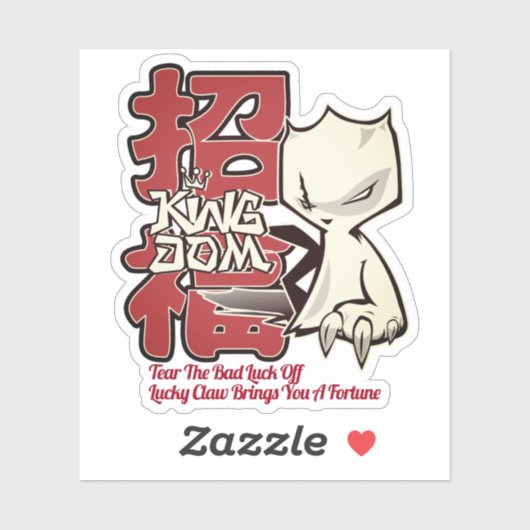 Lucky Claw Aufkleber (Blatt)