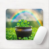 Lucky Clocks in einem Topf Mousepad (Mit Mouse)