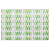 Lucky Closing Stoff weiß mit grünen Kleeblättern (Fat Quarter (45,7 x 55,9 cm))