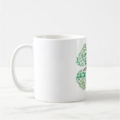 Lucky Closing Word Art Kaffeetasse (Links)