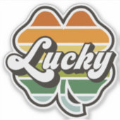 Lucky Clover Aufkleber (Vorderseite)