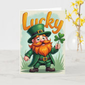 Lucky Clover Card Karte (Gelbe Blume)