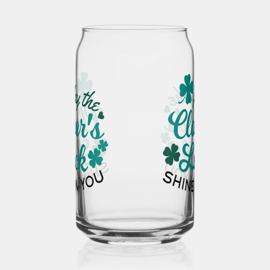 Lucky Clover Charm - Mai der Clover's Luck Shine Dosenglas (Links)