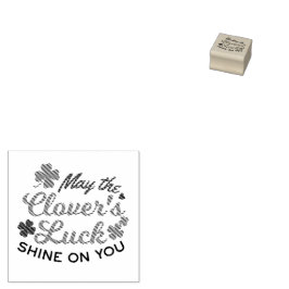 Lucky Clover Charm - Mai der Clover's Luck Shine Gummistempel