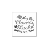 Lucky Clover Charm - Mai der Clover's Luck Shine Gummistempel (Prägung)